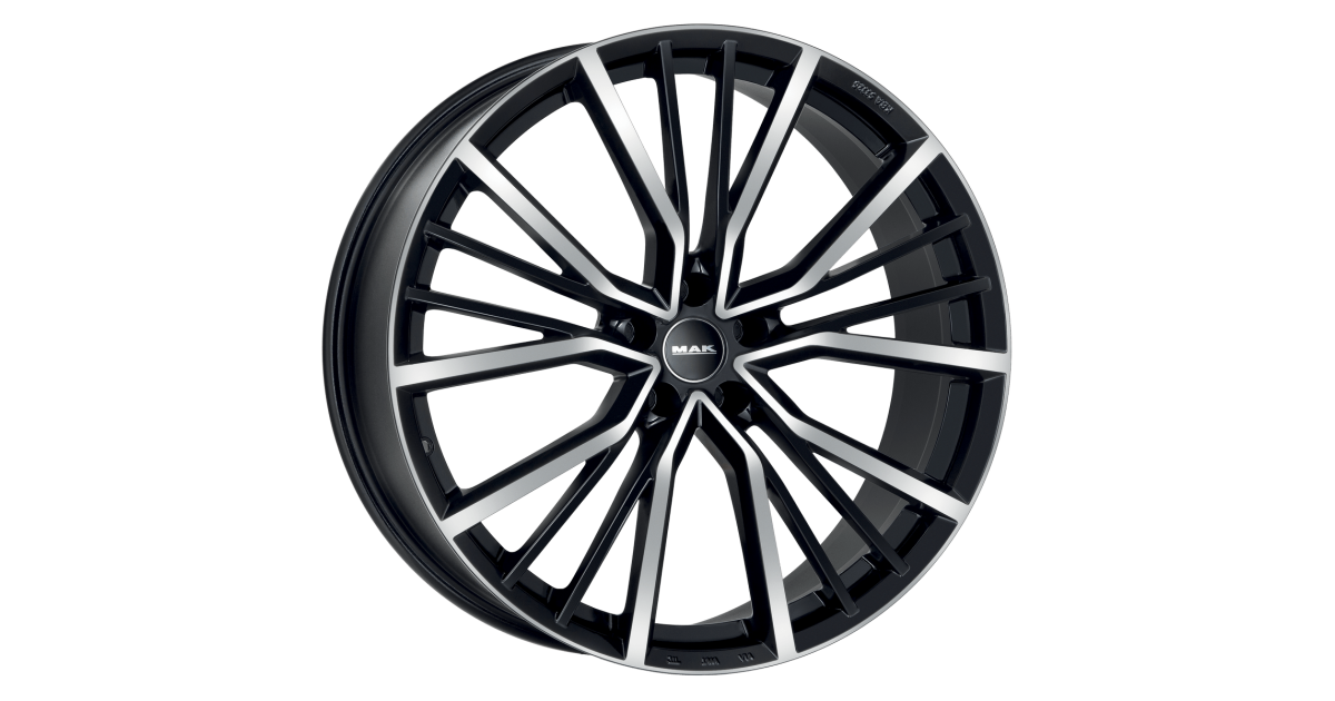 Jante Alu MAK UNION BLACK MIRROR 8x18 5x112 ET42 , Alésage 66.45