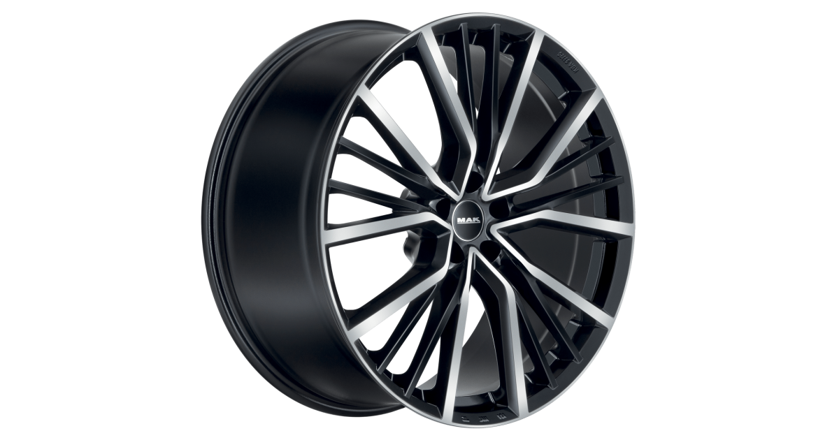 Jante Alu MAK UNION BLACK MIRROR 8x18 5x112 ET42 , Alésage 66.45