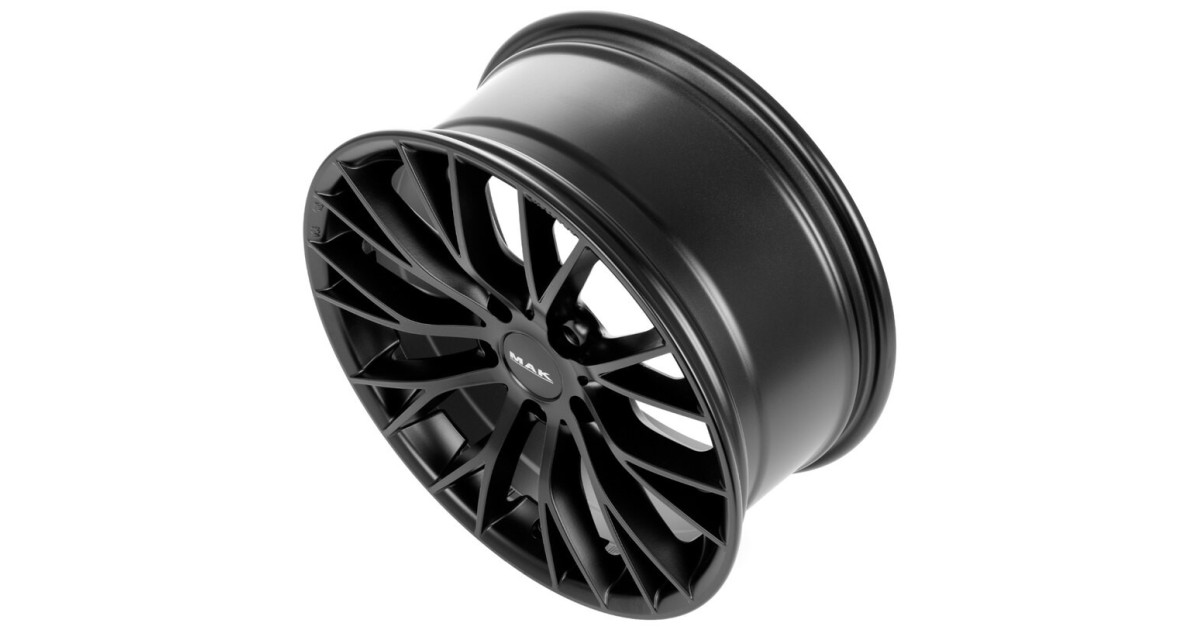 Jante Alu MAK MUNCHEN MATT BLACK 8x18 5x120 ET30 , Alésage 72.6