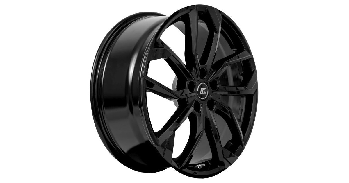 Jante Alu RC Design  RC34 (SG) Noir brillant 7,5x18 5x112 ET41 , Alésage 57.1