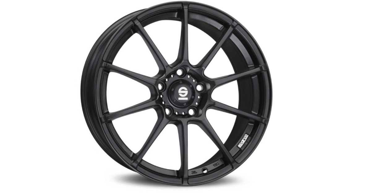 Jante ALU, SPARCO ASSETTO GARA MATT BLACK 8.5X20 5/114.3 ET35, Alésage 64.12