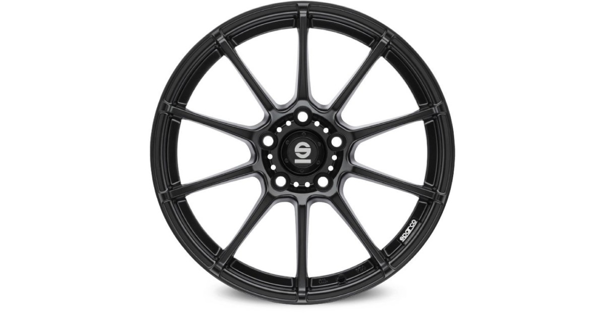 Jante ALU, SPARCO ASSETTO GARA MATT BLACK 8.5X20 5/108 ET45, Alésage 73.1