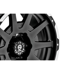 Jante ALU, SPARCO DAKAR Noir mat / liseré poli / rivets  7.5X17 5/120 ET30, Alésage 65.1