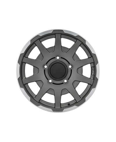 Jante ALU, SPARCO DAKAR MATT DARK GREY LIP POLISHED, 5.5X16 5/139.7 ET5, Alésage 108.3