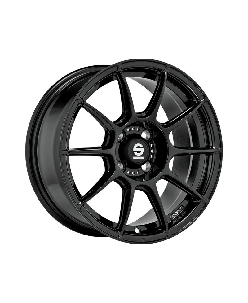 Jante ALU, SPARCO FF1 GLOSS BLACK 7X17 4/100 ET33, Alésage 63.4