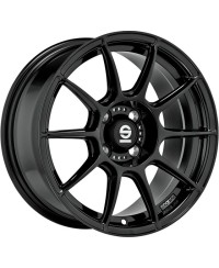 Jante ALU, SPARCO FF1 GLOSS BLACK 7X17 4/100 ET33, Alésage 63.4