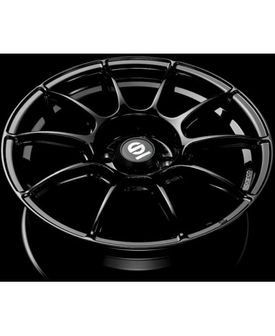 Jante ALU, SPARCO FF1 GLOSS BLACK 8X17 5/112 ET45, Alésage 73.1