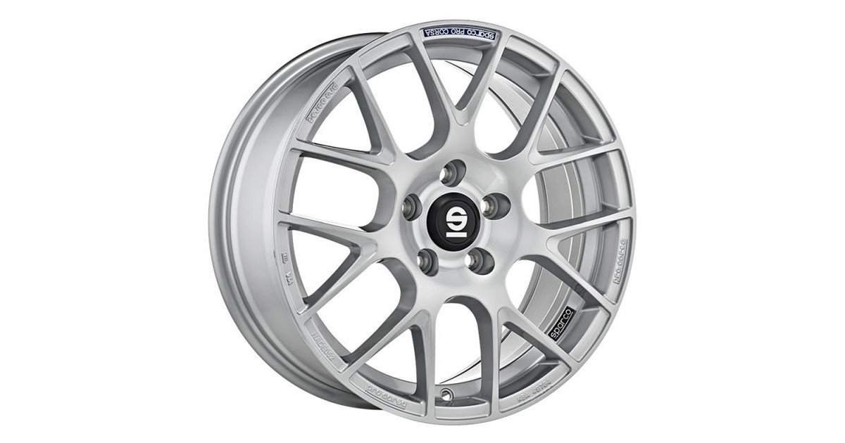 Jante ALU, SPARCO PRO CORSA FULL SILVER 7.5X17 5/112 ET48, Alésage 73.1