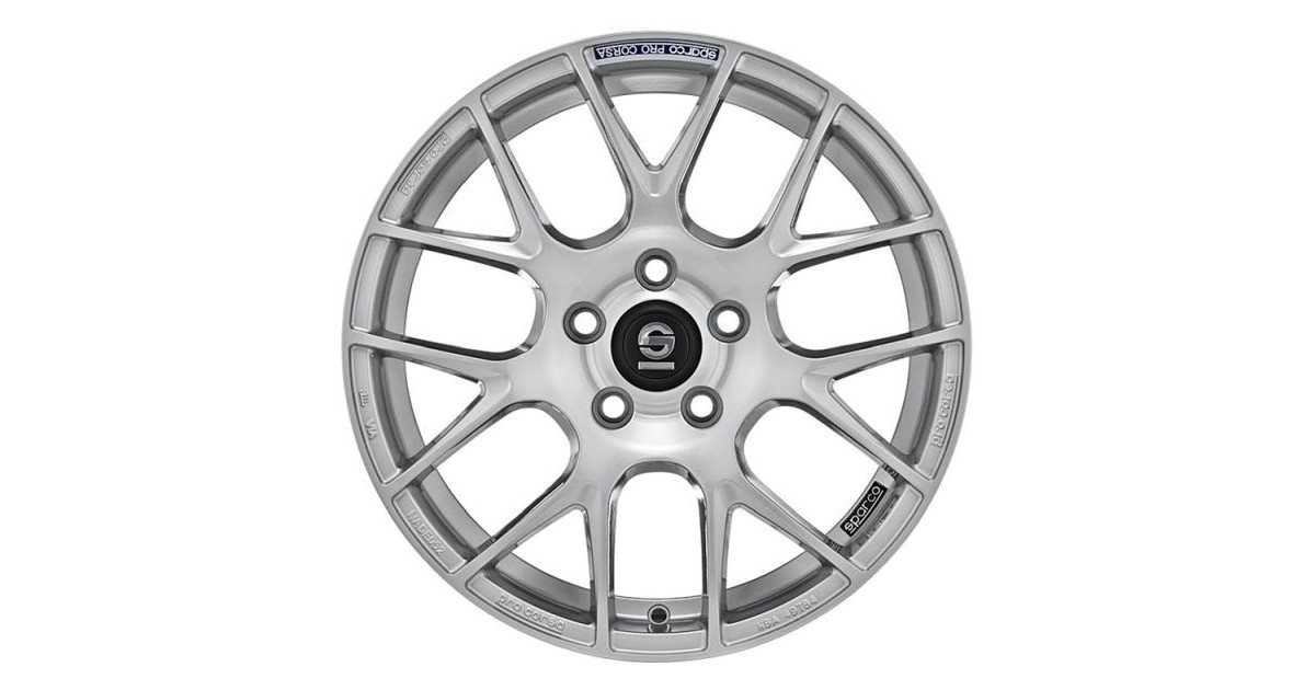 Jante ALU, SPARCO PRO CORSA FULL SILVER 7.5X17 5/112 ET48, Alésage 73.1