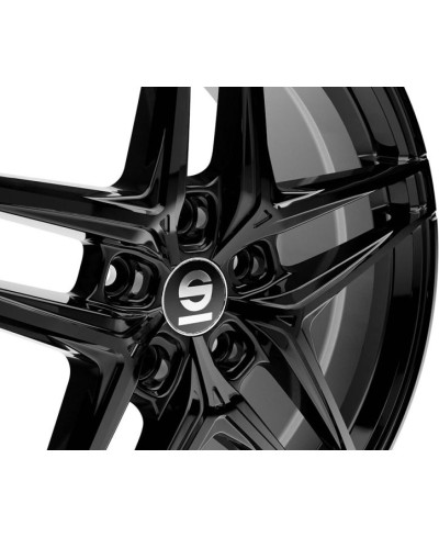 Jante ALU, SPARCO RECORD Gloss Black 7.5X17 5/100 ET48, Alésage 63.4