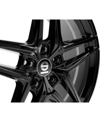 Jante ALU, SPARCO  RECORD Gloss Black 7.5X17 5/112 ET35, Alésage 73.1