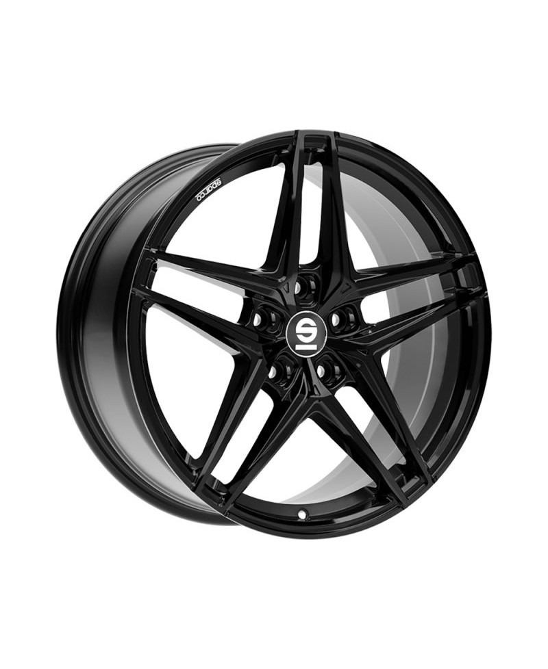Jante ALU, SPARCO RECORD Gloss Black  8X19 5/112 ET45, Alésage 73.1