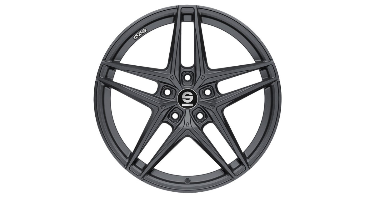 Jante ALU, SPARCO  Record Matt Graphite 8X19 5/112 ET49, Alésage 73.1