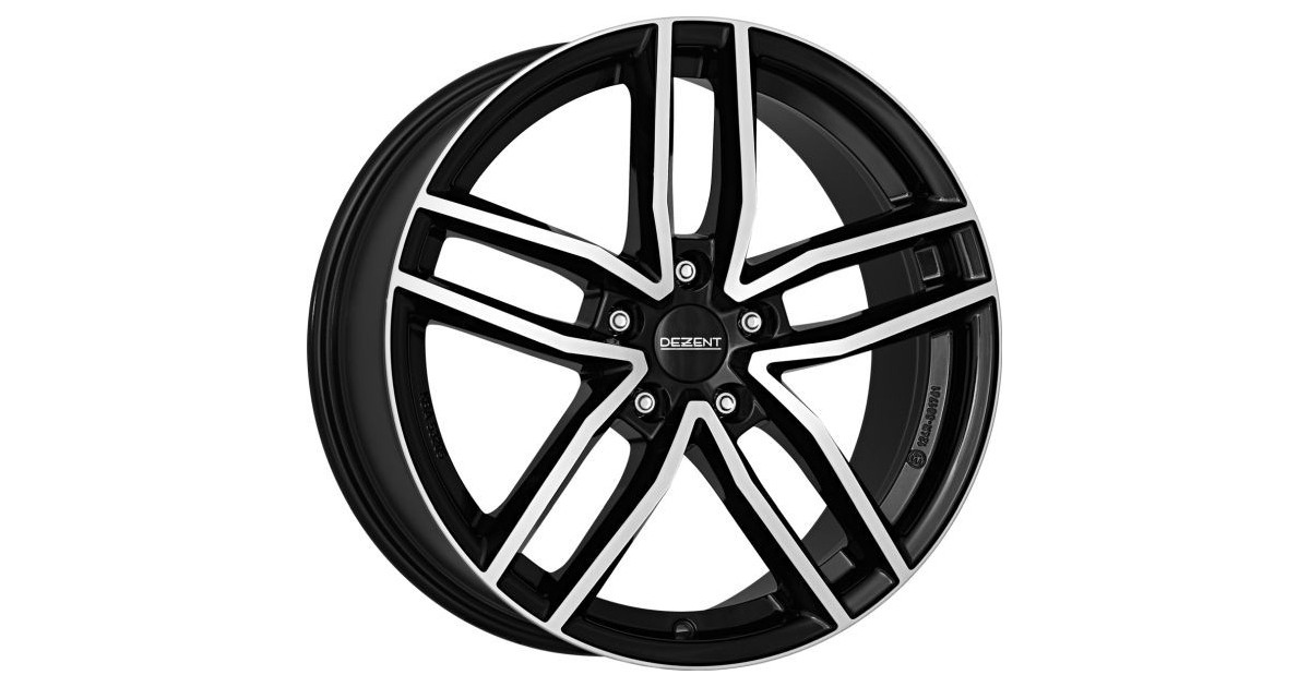 Jante Alu Dezent  TR Black Polished 6,5x16 5x114.3 ET48 , Alésage 71.6