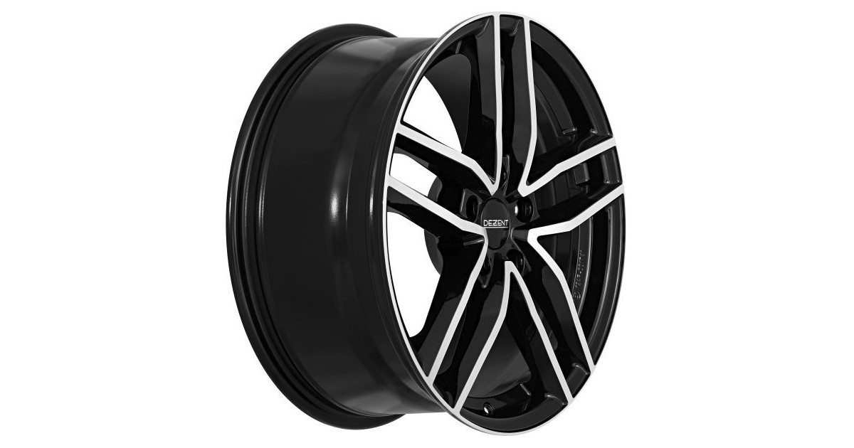 Jante Alu Dezent  TR Black Polished 6,5x16 5x114.3 ET48 , Alésage 71.6