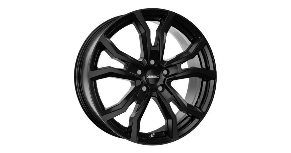 Jante Alu Dezent TV black 7x18 5x108 ET47,5  , Alésage 63.4