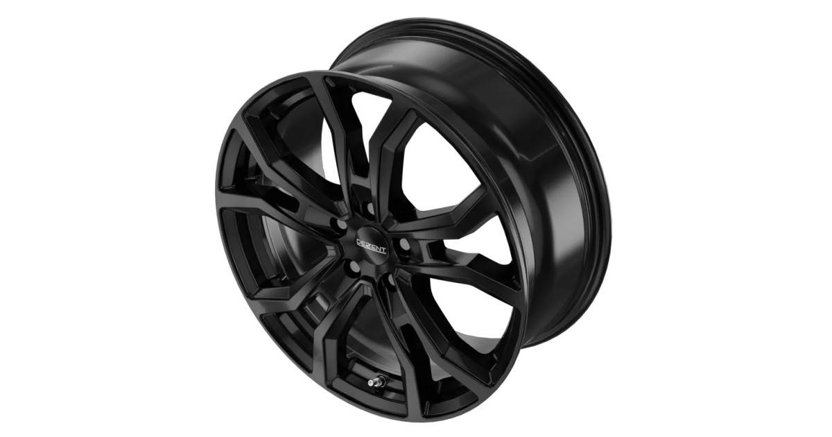 Jante Alu Dezent TV black 7x18 5x108 ET47,5  , Alésage 63.4