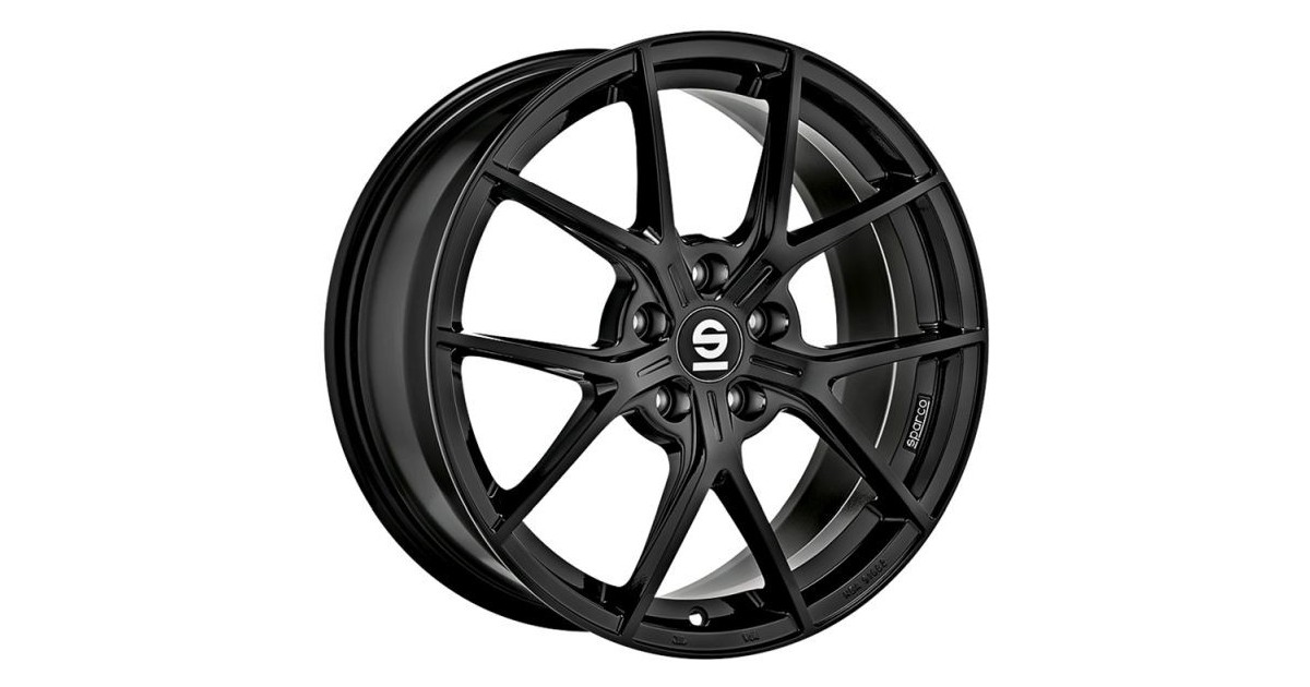 Jante ALU, SPARCO  PODIO GLOSS BLACK 8.5X19 5/108 ET45, Alésage 73.1