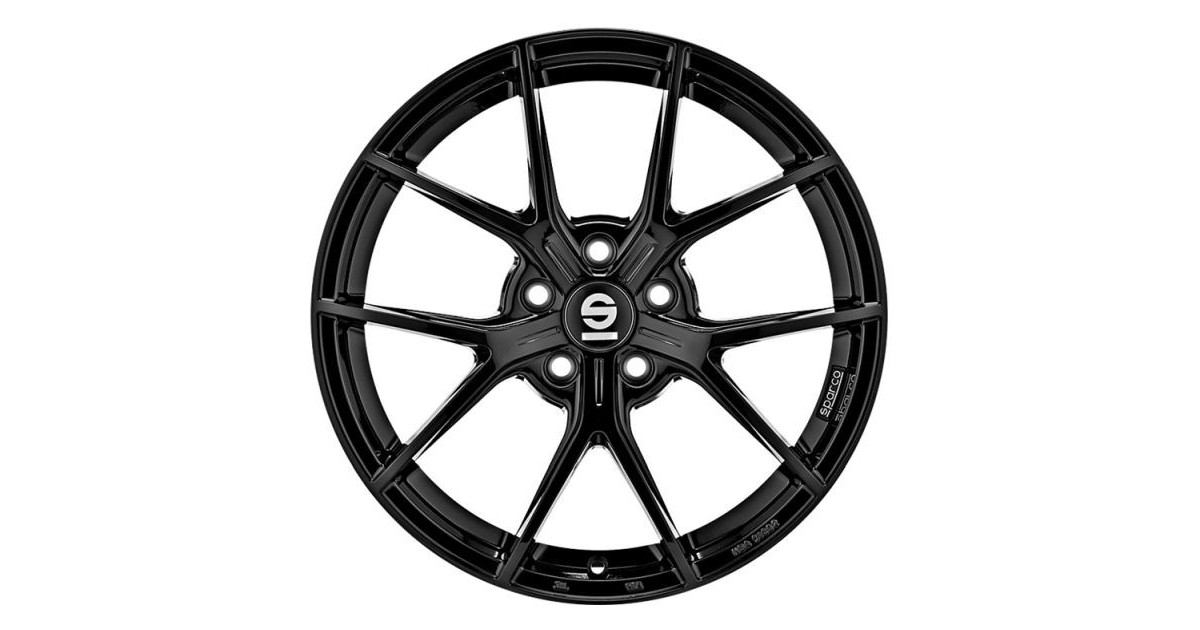 Jante ALU, SPARCO PODIO GLOSS BLACK  8.5X19 5/114.3 ET45, Alésage 73.1