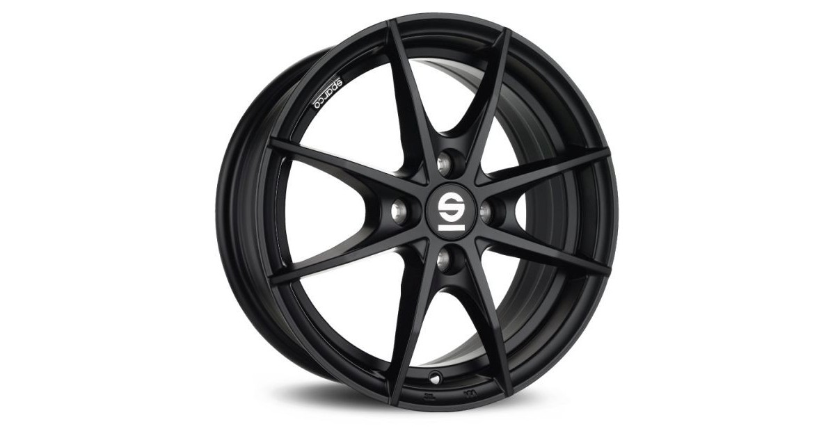 Jante ALU, SPARCO TROFEO MATT BLACK, 6X15 4/108 ET42, Alésage 63.40
