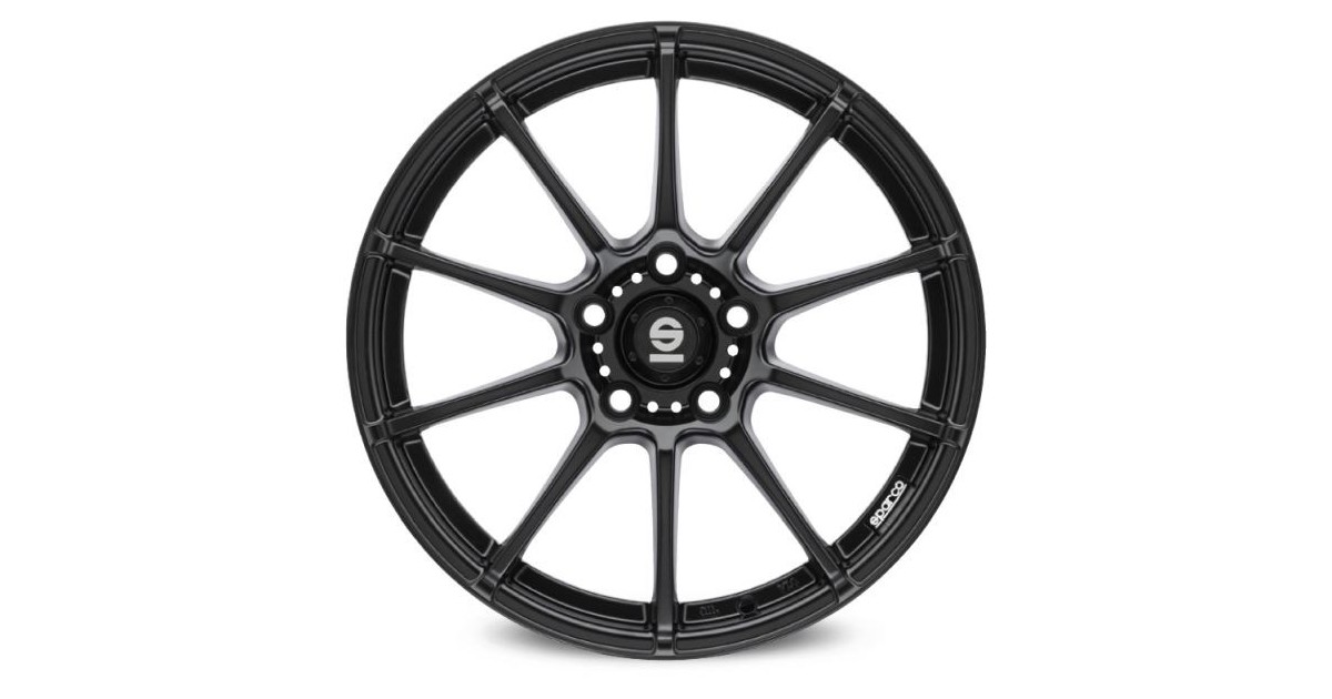 Jante ALU, SPARCO ASSETTO GARA MATT BLACK, 7X17 4/100 ET30, Alésage 63.4