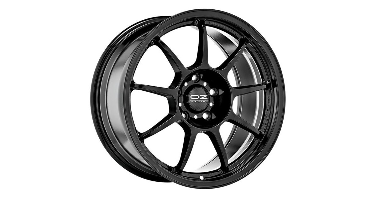 Jante ALU, OZ ALLEGGERITA HLT GLOSS BLACK 7X17 4/100 ET30, Alésage 68.1