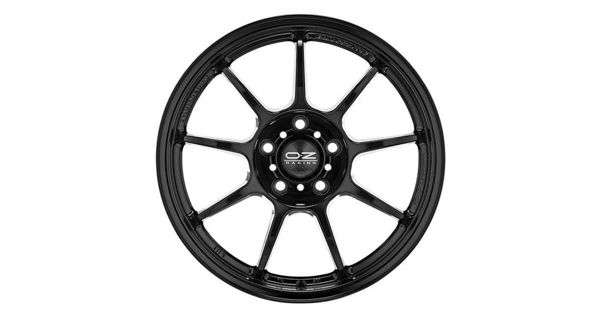 Jante ALU, OZ ALLEGGERITA HLT GLOSS BLACK 7X17 4/100 ET30, Alésage 68.1