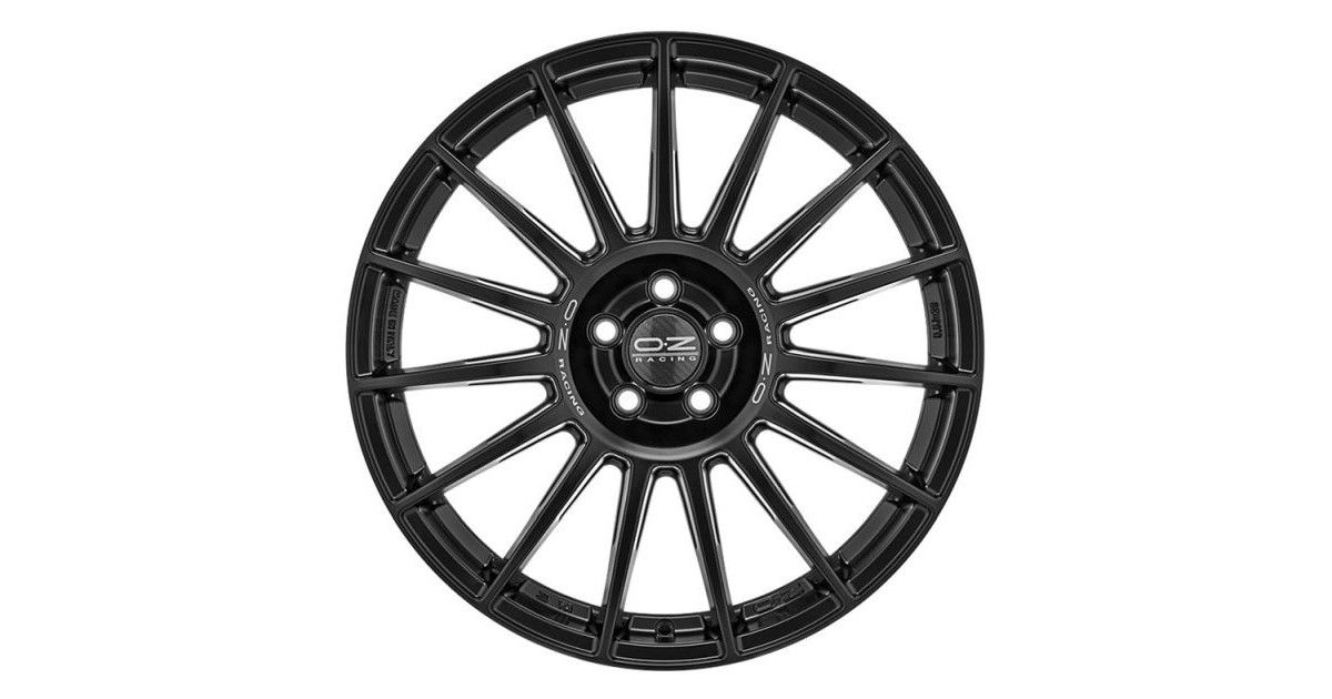 Jante ALU, OZ  SUPERTURISMO DAKAR MATT BLACK+SILVER LETTER 9.5X21 5/130 ET46, Alésage 71.6