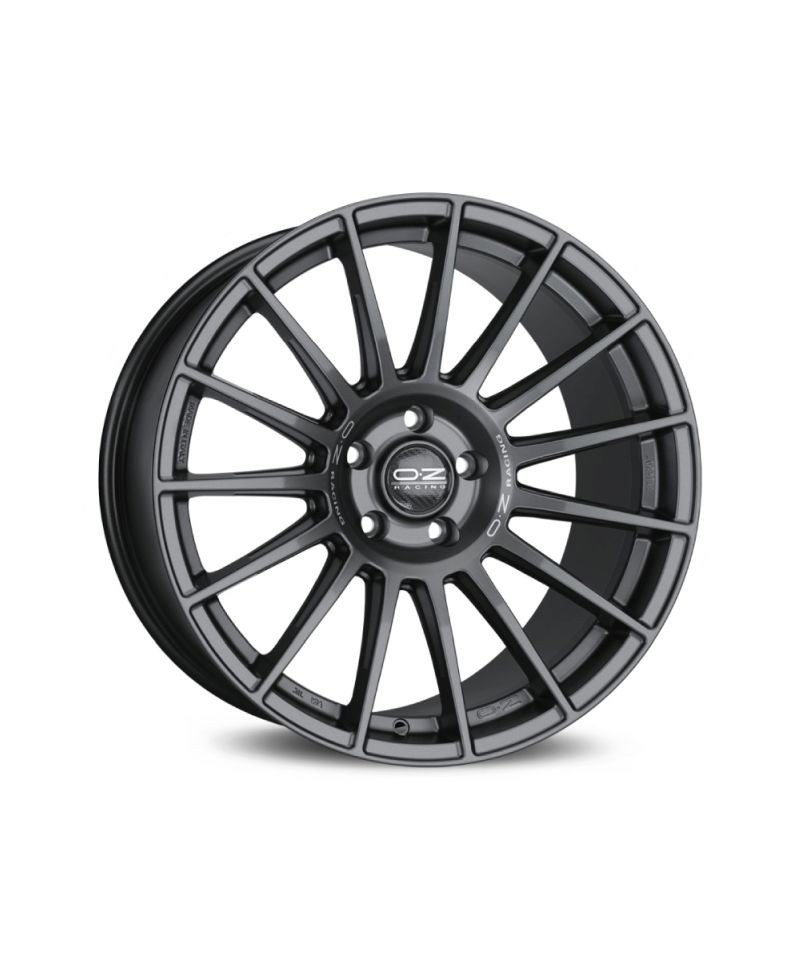 Jante ALU, OZ  SUPERTURISMO DAKAR MATT GRAPHITE + SILVER LETTER 9.5X21 5/130 ET55, Alésage 71.6