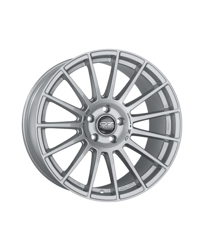 Jante ALU, OZ Superturismo DAKAR MATT RACE SILVER + BLACK LETTER 10X20 5/120 ET40, Alésage 79