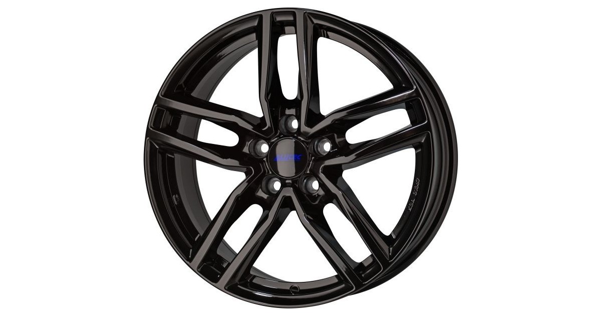 Jante ALU, Alutec IKENU Noir brillant 7.5X17 5/112 ET38, Alésage 66.6