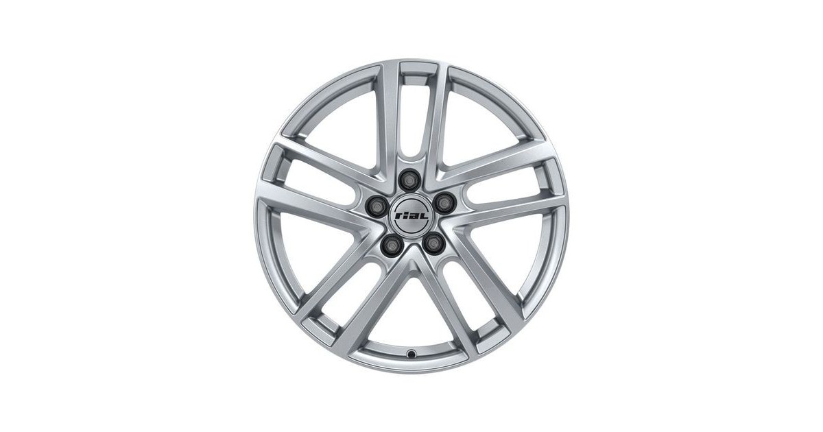 Jante ALU, Rial ASTORGA Polar-silber, 7.5X18 5/100 ET39, Alésage 57.1