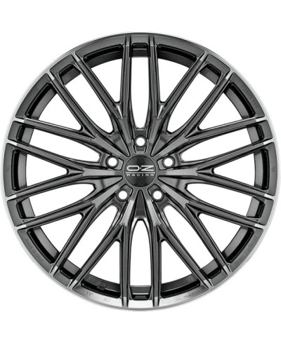 Jante ALU, OZ Gran Turismo HLT  Graphite brillant / liseré poli 8.5X20 5/112 ET28, Alésage 75