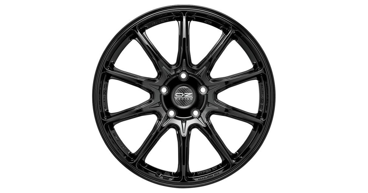 Jante ALU, OZ Hyper XT HLT Gloss Black 11.5X21 5/130 ET65, Alésage 71.6