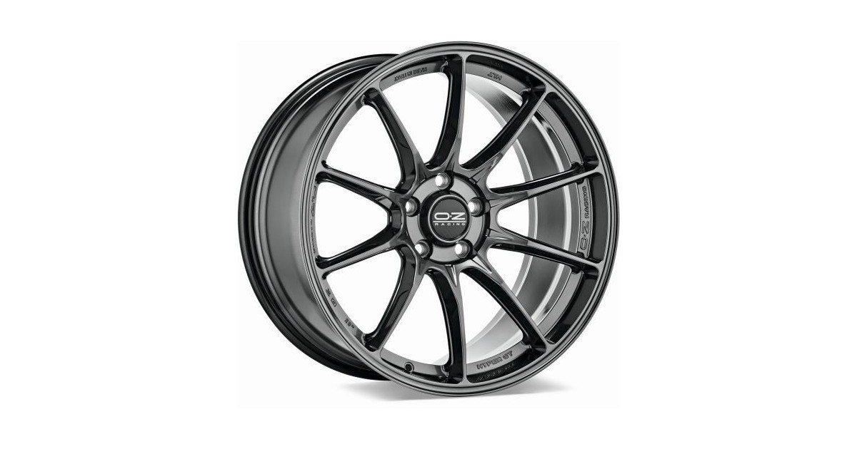 Jante ALU, OZ HYPER GT HLT STAR GRAPHITE, 8.5X19 5/112 ET38, Alésage 75