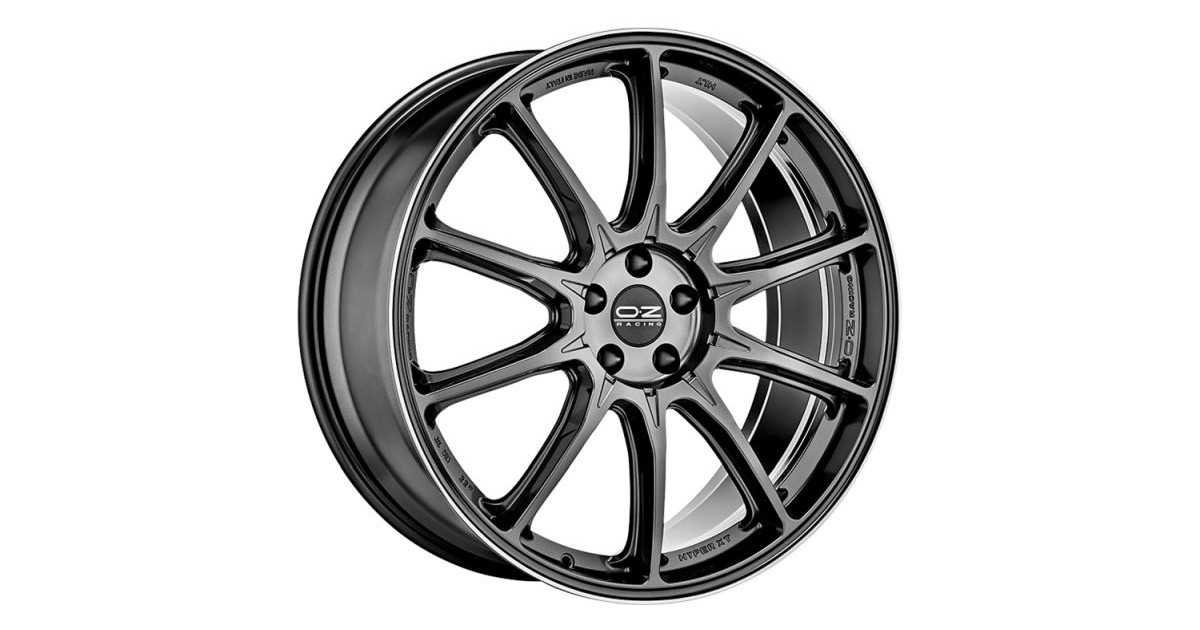Jante ALU, OZ HYPER XT HLT STAR GRAPHITE DIAMOND LIP 11X22 5/120 ET38, Alésage 79
