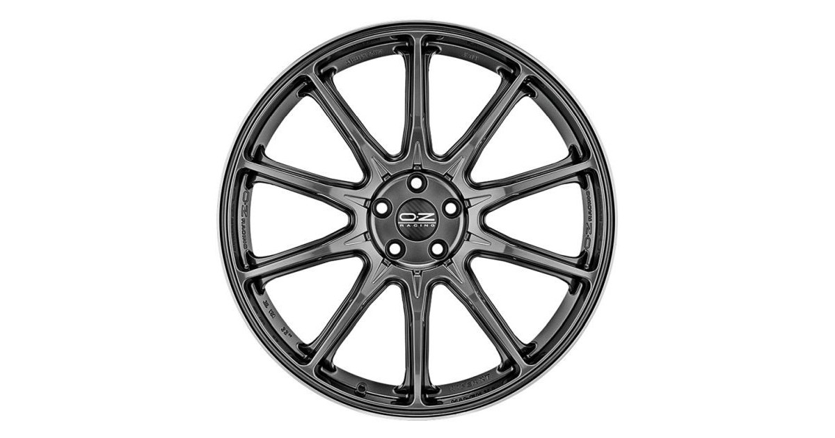 Jante ALU, OZ HYPER XT HLT STAR GRAPHITE DIAMOND LIP 11X22 5/120 ET38, Alésage 79