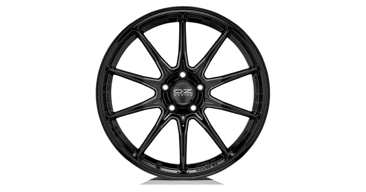 Jante ALU, OZ HYPER GT HLT GLOSS BLACK, 8.5X19 5/112 ET44, Alésage 75