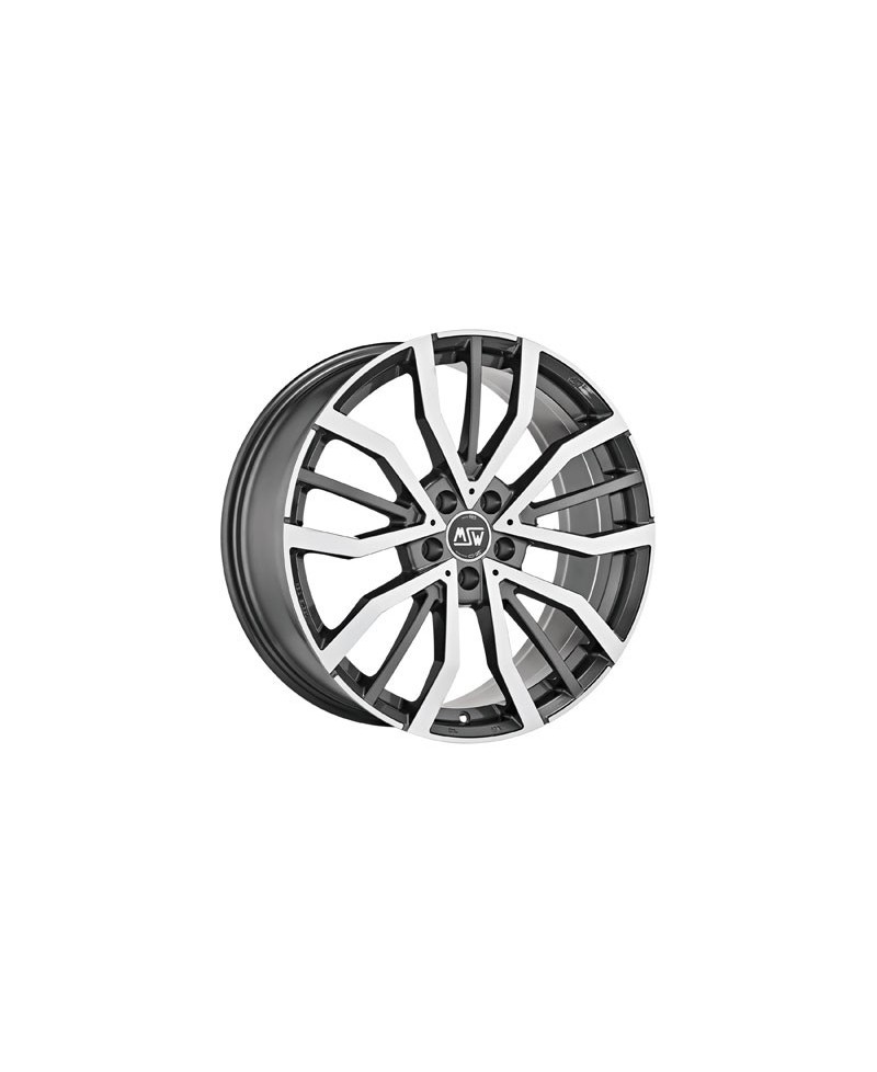 Jante ALU, MSW 49/GGMP/ET38 GLOSS GUN METAL POLIERT, 8.50X20 5/114.30 ET38, Alésage 73.10