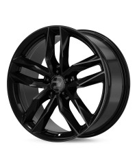 Jante ALU, Wheelworld - 2DRV WH40 SW+ Noir brillant laqué 8X18 5/112 ET39, Alésage 66.6