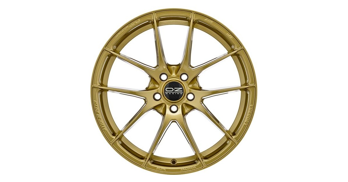 Jante ALU, OZ LEGGERA HLT RACE GOLD, 8X18 5/100 ET45, Alésage 68.1