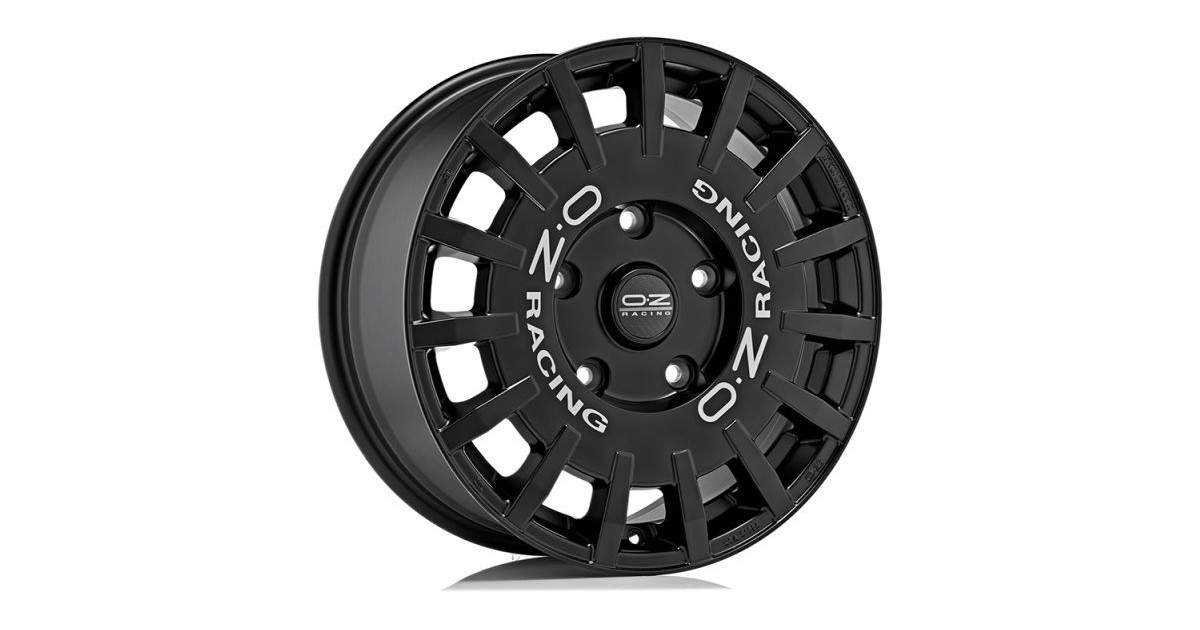 Jante ALU, OZ RALLY RACING MATT BLACK+SILVER LETTER, 8X18 5/112 ET45, Alésage 66.46
