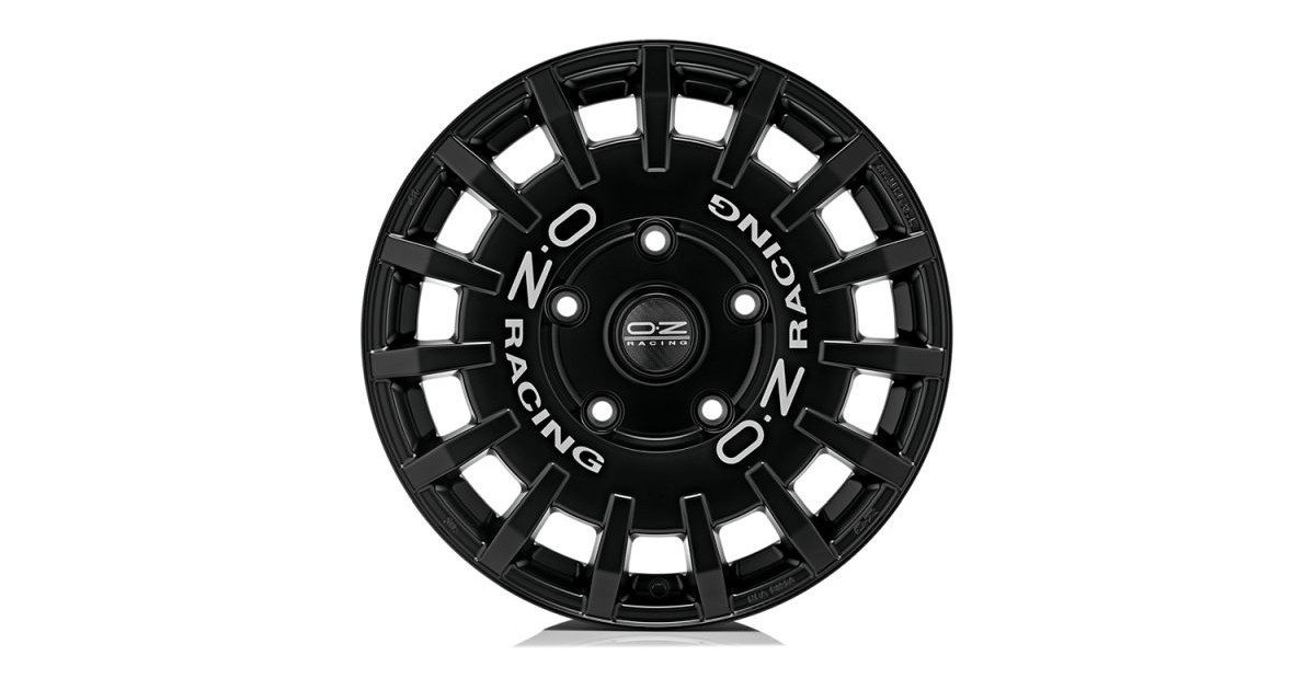 Jante ALU, OZ RALLY RACING MATT BLACK+SILVER LETTER, 8X18 5/112 ET45, Alésage 66.46