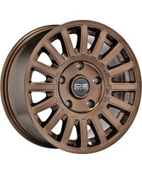 Jante ALU, OZ Rally  Bronze brillant , Lettrage noir 8X17 5/120 ET35, Alésage 65.1