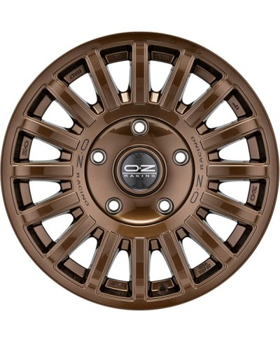 Jante ALU, OZ Rally  Bronze brillant , Lettrage noir 8X17 5/120 ET35, Alésage 65.1