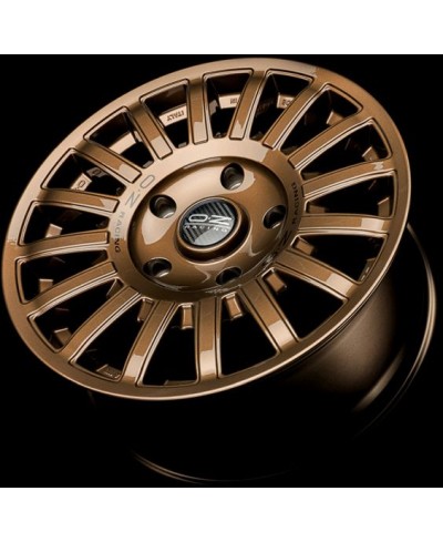 Jante ALU, OZ Rally  Bronze brillant , Lettrage noir 8X17 5/120 ET35, Alésage 65.1