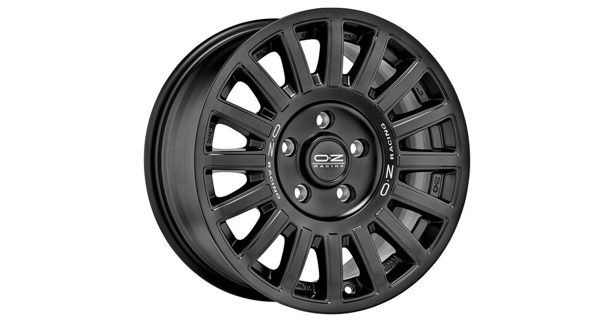 Jante ALU, OZ RALLY RAID MATT BLACK+SILVER LETTERING 8X17 5/112 ET35, Alésage 79