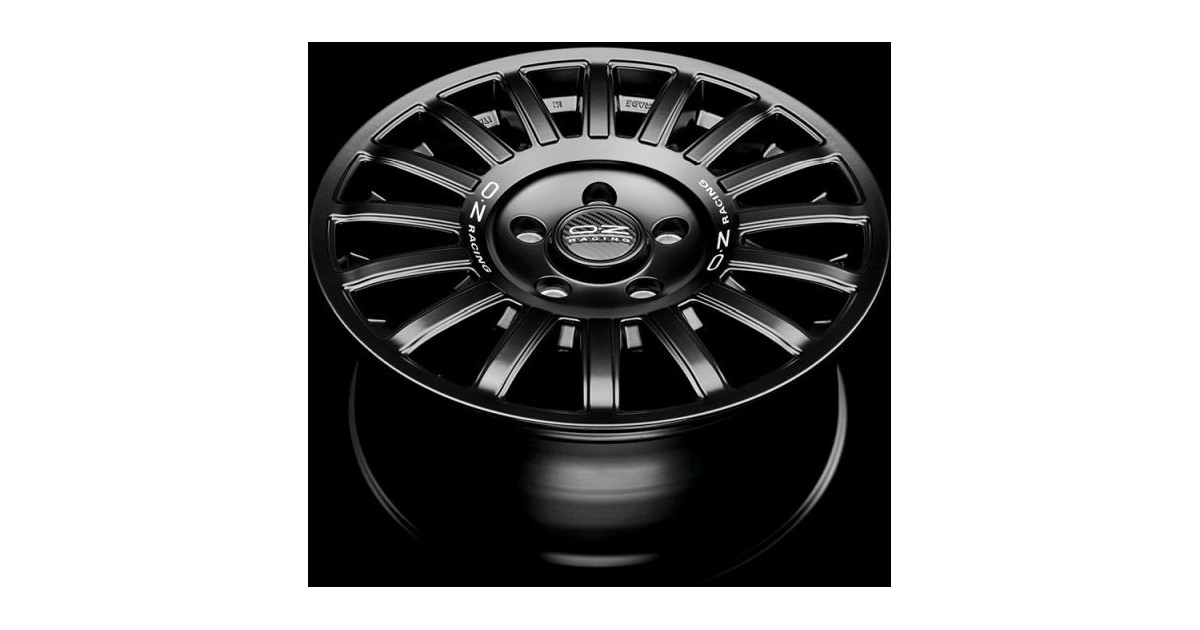Jante ALU, OZ RALLY RAID MATT BLACK+SILVER LETTERING 8X17 5/112 ET35, Alésage 79