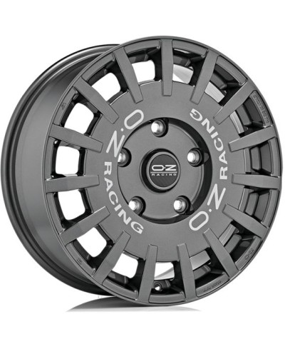 Jante ALU, OZ Rally Racing DARK GRAPHITE, SILVER LETTER 7X17 5/108 ET45, Alésage 75