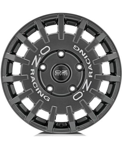 Jante ALU, OZ Rally Racing DARK GRAPHITE, SILVER LETTER 7X17 5/112 ET48, Alésage 75